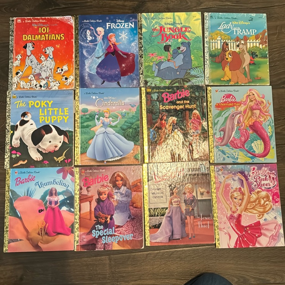 COPY - Vintage golden books, lot #10, 20 books.